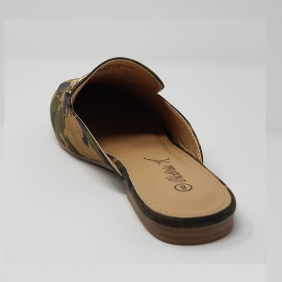 Women Slip-on Mules Slippers, HK-7083, Beige - Picture 3 of 3